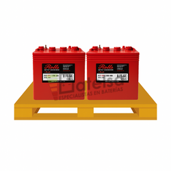 2 Bater�as ROLLS 8 FS GC | 8 Voltios 155 Amperios C20